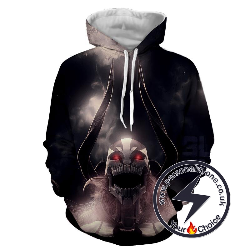 Ichigo Hollow Mask - Bleach 3D - Bleach Hoodies